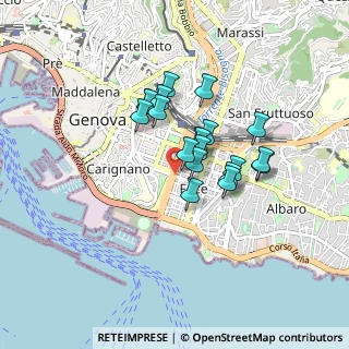 Mappa SS 1, 16121 Genova GE, Italia (0.624)