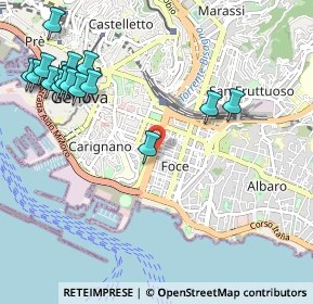 Mappa SS 1, 16121 Genova GE, Italia (1.31875)