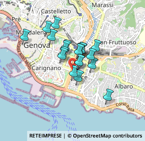 Mappa SS1, 16121 Genova GE, Italia (0.5935)