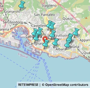 Mappa SS1, 16121 Genova GE, Italia (1.48692)