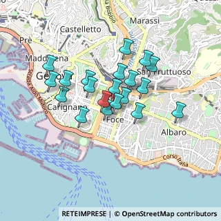 Mappa Genova, 16129 Genova GE, Italia (0.702)