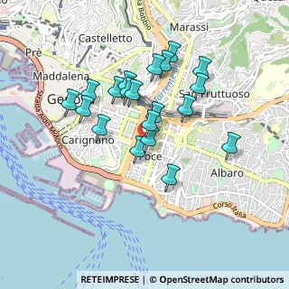 Mappa Genova, 16129 Genova GE, Italia (0.7825)