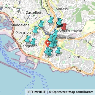 Mappa Genova, 16129 Genova GE, Italia (0.72)