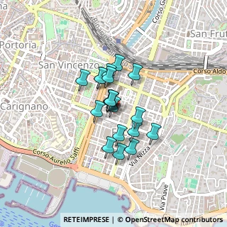Mappa Via 8, 16129 Genova GE, Italia (0.272)