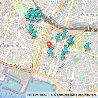 Mappa Via 8, 16129 Genova GE, Italia (0.5895)