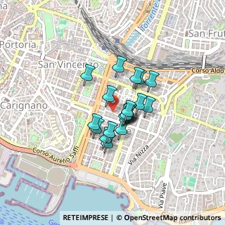 Mappa Via 8, 16129 Genova GE, Italia (0.267)
