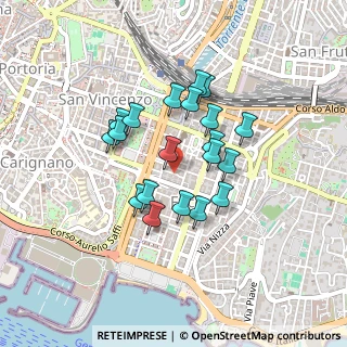 Mappa Via 8, 16129 Genova GE, Italia (0.3505)
