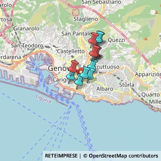 Mappa Via Cipro 42-44-46 RR, 16129 Genova GE, Italia (1.04615)