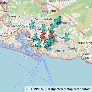 Mappa Via Cipro 42-44-46 RR, 16129 Genova GE, Italia (1.14778)