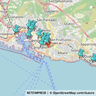 Mappa Via Cipro, 16129 Genova GE, Italia (1.83154)