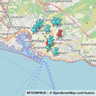 Mappa Via Cipro 42-44-46 RR, 16129 Genova GE, Italia (1.25636)