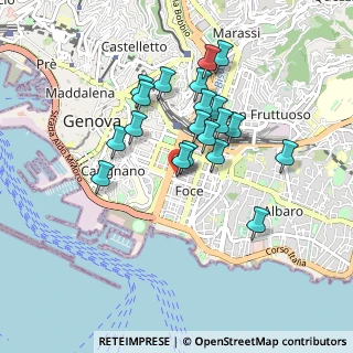 Mappa Via Cipro 42-44-46 RR, 16129 Genova GE, Italia (0.7765)