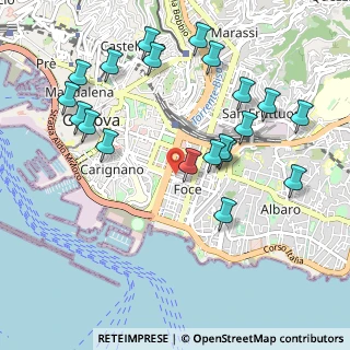 Mappa Via Cipro 42-44-46 RR, 16129 Genova GE, Italia (1.126)