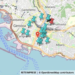 Mappa Via Cipro 42-44-46 RR, 16129 Genova GE, Italia (0.742)