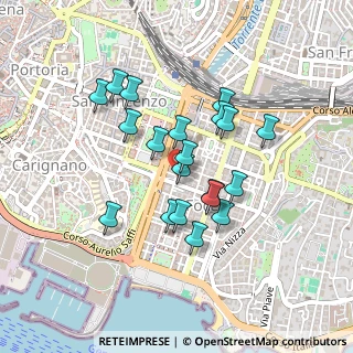 Mappa Via Marcello Staglieno, 16121 Genova GE, Italia (0.3735)