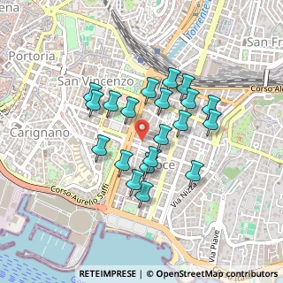 Mappa Via Cipro 42-44-46 RR, 16129 Genova GE, Italia (0.368)
