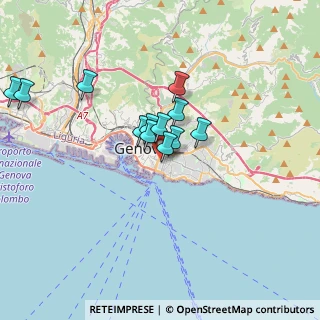 Mappa Via Cipro, 16129 Genova GE, Italia (2.8525)