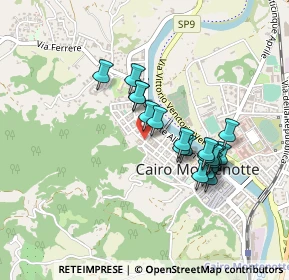 Mappa Via Baccino, 17014 Cairo Montenotte SV, Italia (0.383)