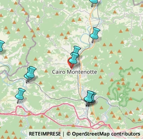 Mappa Via Baccino, 17014 Cairo Montenotte SV, Italia (4.60909)