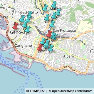 Mappa Via Carlo pisacane 17a cancello, 16129 Genova GE, Italia (0.9455)