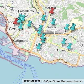 Mappa Via Carlo pisacane 17a cancello, 16129 Genova GE, Italia (1.0985)