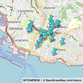 Mappa Via Carlo pisacane 17a cancello, 16129 Genova GE, Italia (0.673)