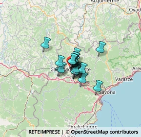 Mappa Corso Dante Alighieri, 17014 Cairo Montenotte SV, Italia (5.1825)