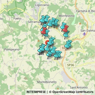 Mappa Via Giardini Sud, 41028 Serramazzoni MO, Italia (1.35)