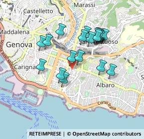Mappa Via Giuseppe Casaregis, 16100 Genova GE, Italia (0.799)
