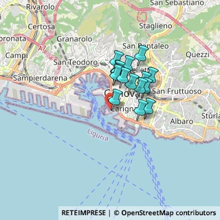Mappa Via Al Molo Giano, 16123 Genova GE, Italia (1.20125)