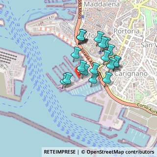 Mappa Via Al Molo Giano, 16123 Genova GE, Italia (0.3615)