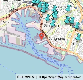 Mappa Via Al Molo Giano, 16123 Genova GE, Italia (1.404)