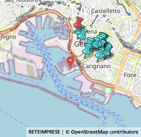 Mappa Via Al Molo Giano, 16123 Genova GE, Italia (0.869)