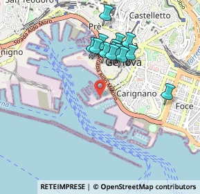 Mappa Via Al Molo Giano, 16123 Genova GE, Italia (0.83429)