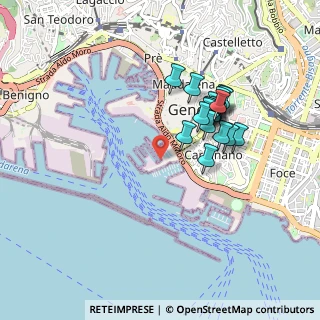 Mappa Via Al Molo Giano, 16123 Genova GE, Italia (0.79)