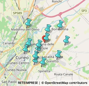 Mappa Via Castelletto Stura, 12100 Cuneo CN, Italia (1.54231)