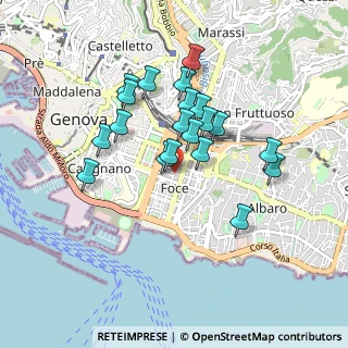 Mappa , 16129 Genova GE, Italia (0.7615)