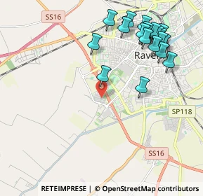 Mappa Via Fiume Montone Abbandonata, 48124 Ravenna RA, Italia (2.4515)