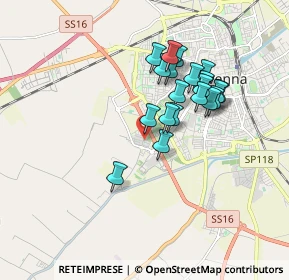 Mappa Via Fiume Montone Abbandonata, 48124 Ravenna RA, Italia (1.501)