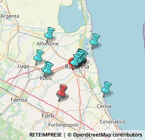 Mappa Via Lago di Varano, 48124 Ravenna RA, Italia (9.40357)