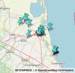 Mappa Via Lago di Varano, 48124 Ravenna RA, Italia (10.93)