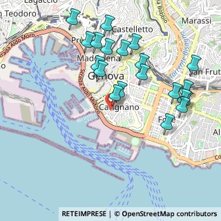 Mappa Via Rivoli, 16128 Genova GE, Italia (1.0855)