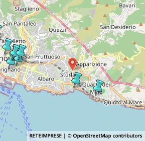 Mappa Via Isonzo, 16147 Genova GE, Italia (3.46833)