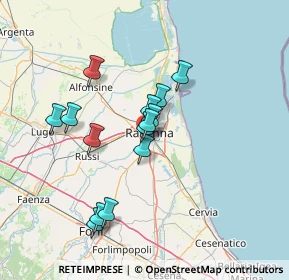 Mappa Viale A. Palladio, 48124 Ravenna RA, Italia (11.84929)