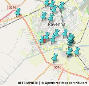 Mappa Viale A. Palladio, 48124 Ravenna RA, Italia (2.069)