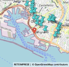 Mappa Corso Maurizio Quadrio, 16123 Genova GE, Italia (1.045)
