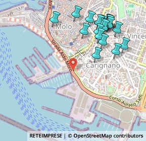 Mappa Corso Maurizio Quadrio, 16123 Genova GE, Italia (0.6065)