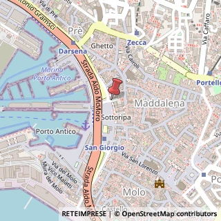 Mappa Via di sottoripa 16/r., 16100 Genova, Genova (Liguria)