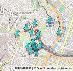 Mappa Via Gropallo, 16122 Genova GE, Italia (0.3825)