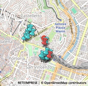 Mappa Via Gropallo, 16122 Genova GE, Italia (0.3765)